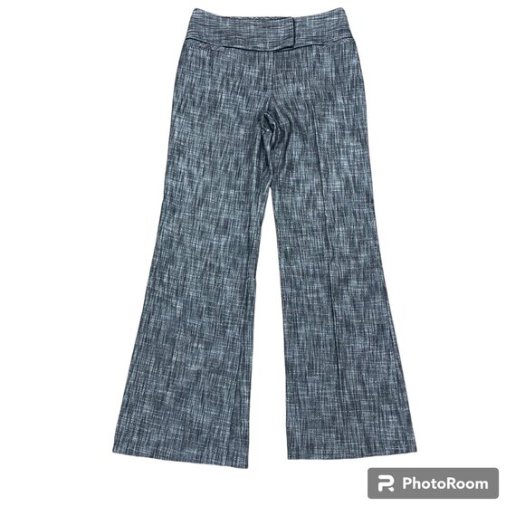 Women's Heather Gray Flare Leg Dress Pants Trousers- Size 8‎ - Picture 1 of 11